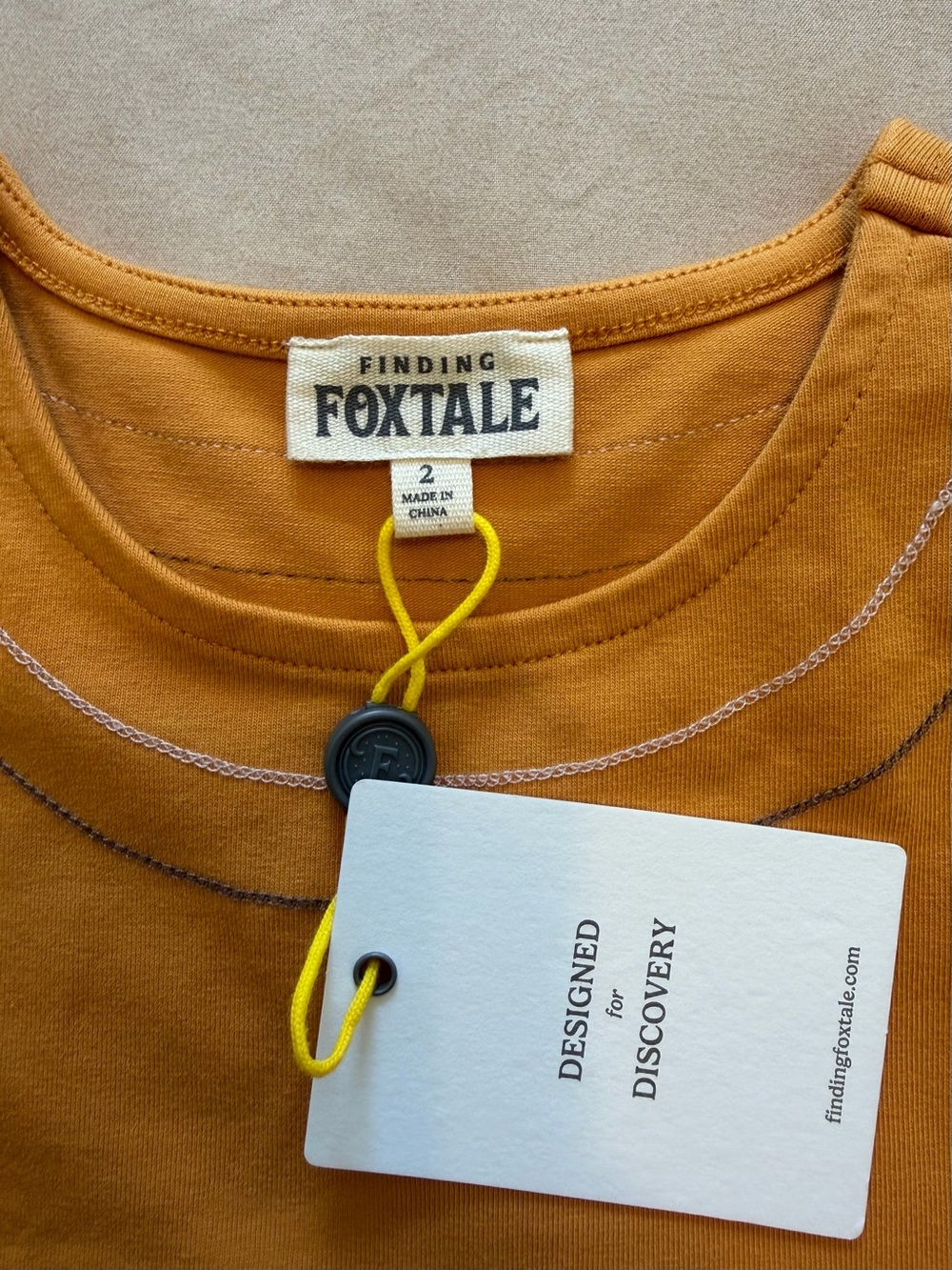 Kids' Long Sleeve in Mustard